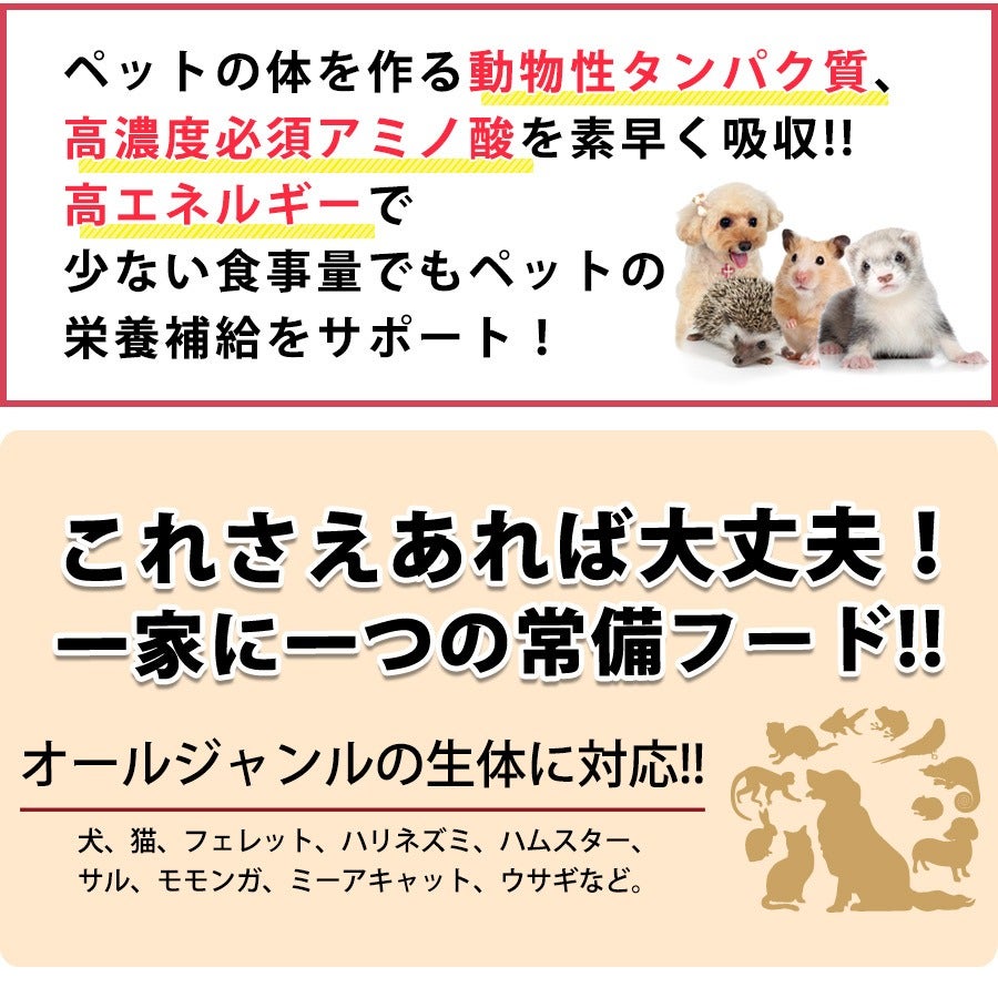 正規品】ヘルスチャージ-S 高栄養パウダーフード500g（シリンジ付き