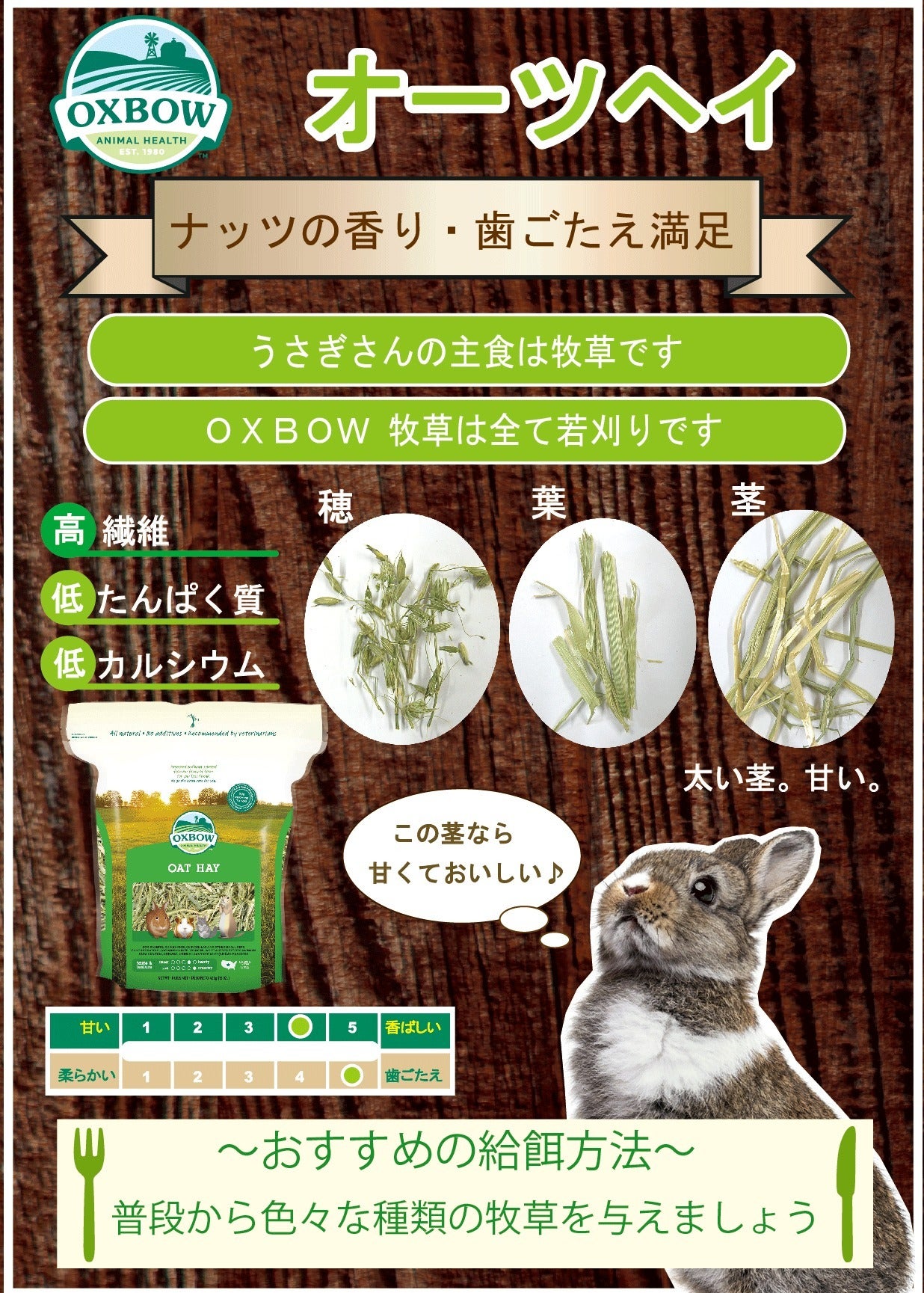 OXBOW オーツヘイ425g （T2）（NKK）【お取り寄せ】 | フェレット