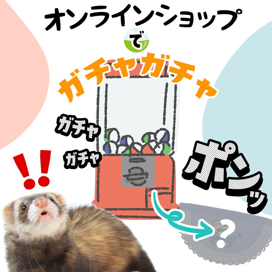 フェレット グッズ ふぇれガチャ フェレットのもぐもぐびぶ